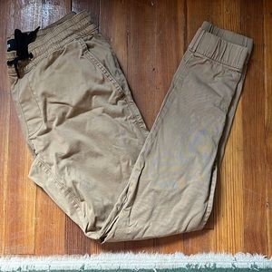 Holister khaki jogger pants